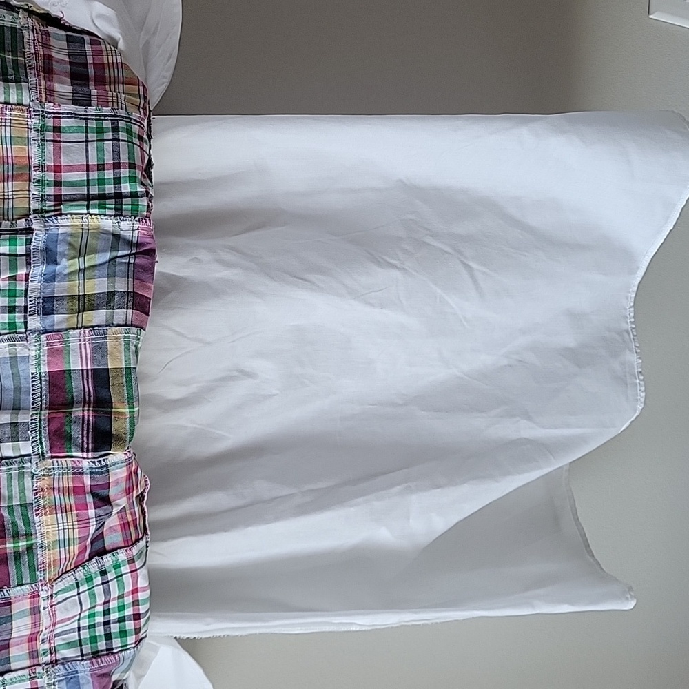 LL Bean Striped‎ Coloful Patchwork Sleeveless Cot… - image 10